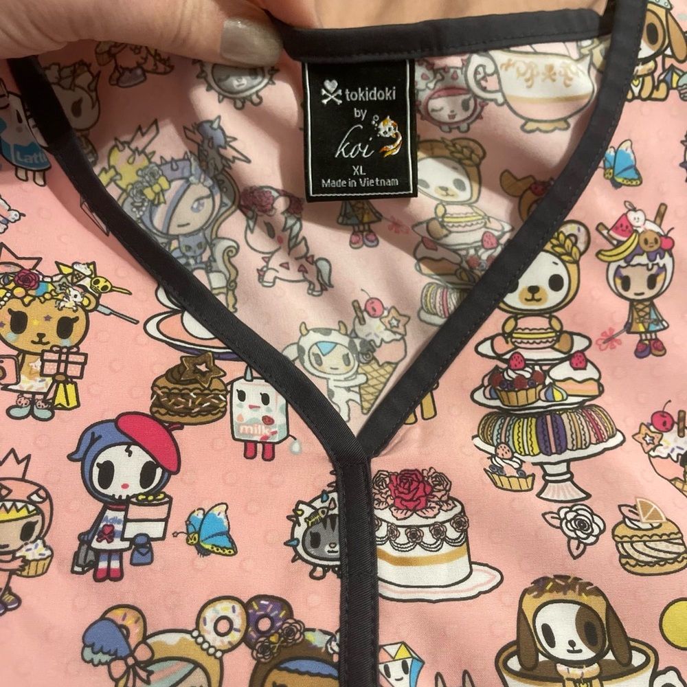 Koi Scrub top